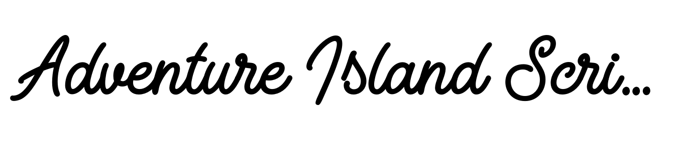 Adventure Island Script Bold